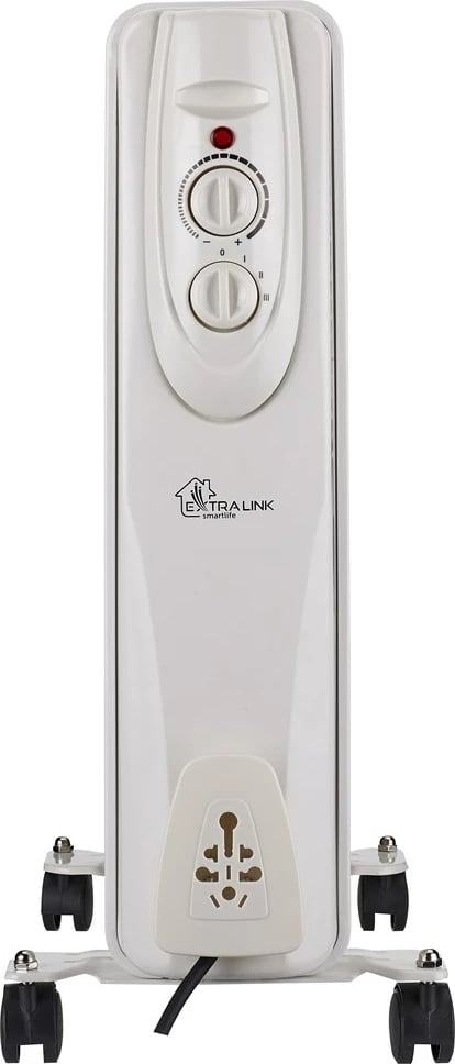 Radiator me vaj Extralink NY-25W1, 2500W, 11 elemente, Bardhë