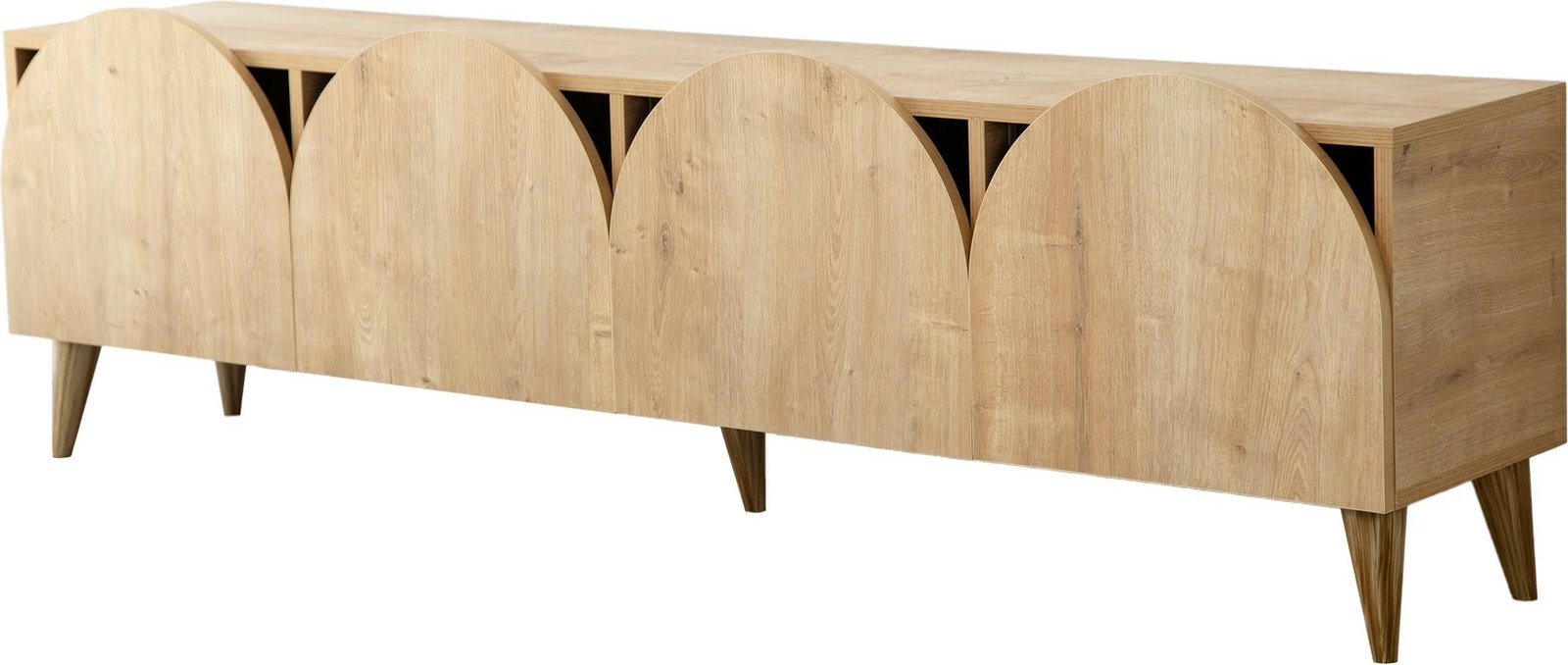 Komodë TV Hanah Home, Mesta - ngjyrë lisi, v2