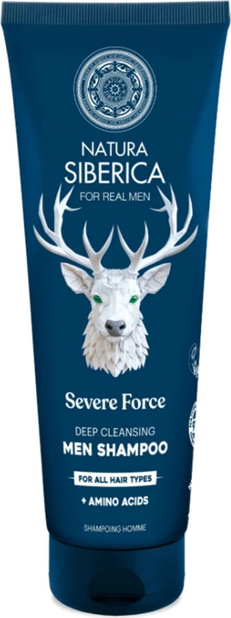 Shampon për meshkuj Natura Siberica Men Severe Force Deep Cleansing, 200ml