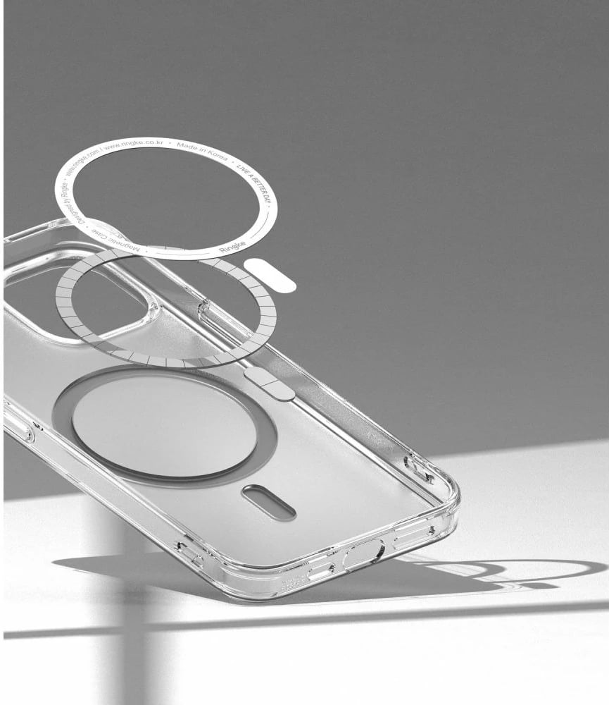 Mbështjellës, Ringke, Fusion Magnetic për Apple iPhone 14 Plus 6.7", MagSafe, hibrid TPU+PC, e tejdukshme mat