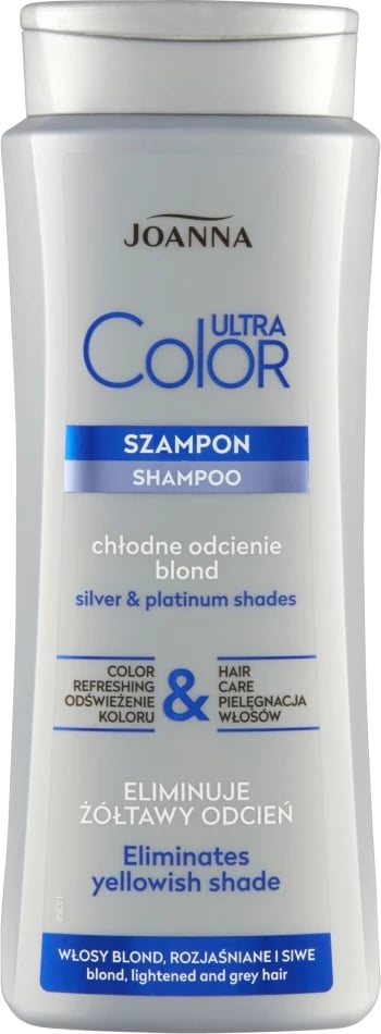 Shampon për femra Joanna Ultra Color System për flokë bionde/platin, 400ml