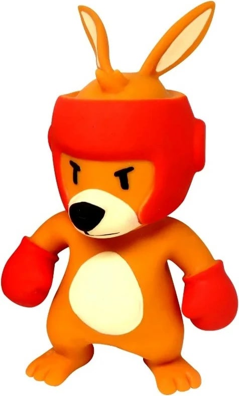 Figurinë lodër Epee Gumostwory Strumble Guys Boxing Roo, portokalli