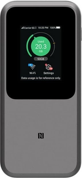 Router mobil ZTE MU5120 5G, Wi-Fi 6, 10000 mAh, Gri