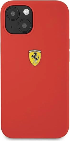 Mbështjellës Ferrari FESSIHCP13SRE për iPhone 13 mini 5.4", silikon, kuq