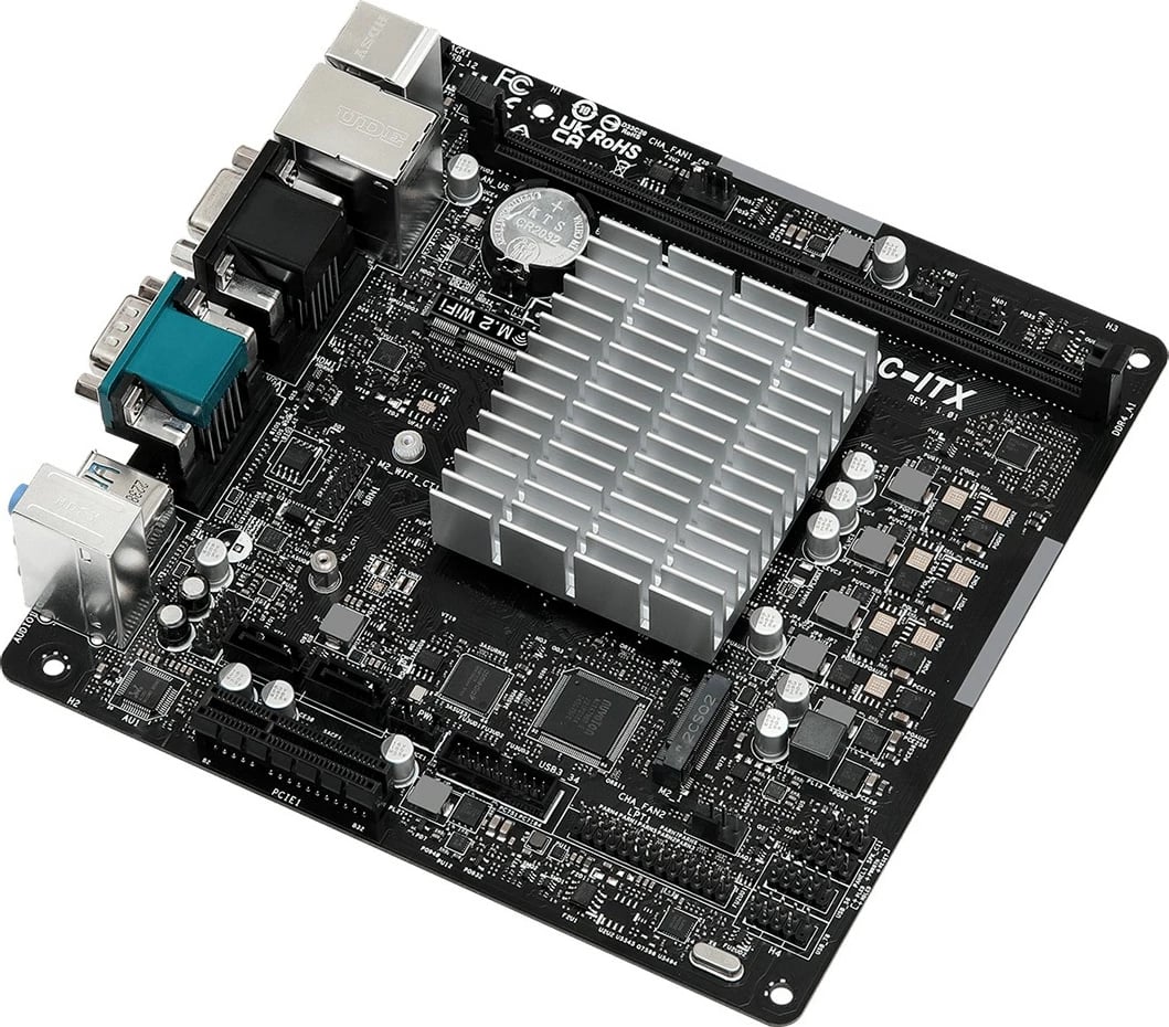 Pllakë amë ASRock N100DC-ITX, Intel N100, DDR4, mini ITX