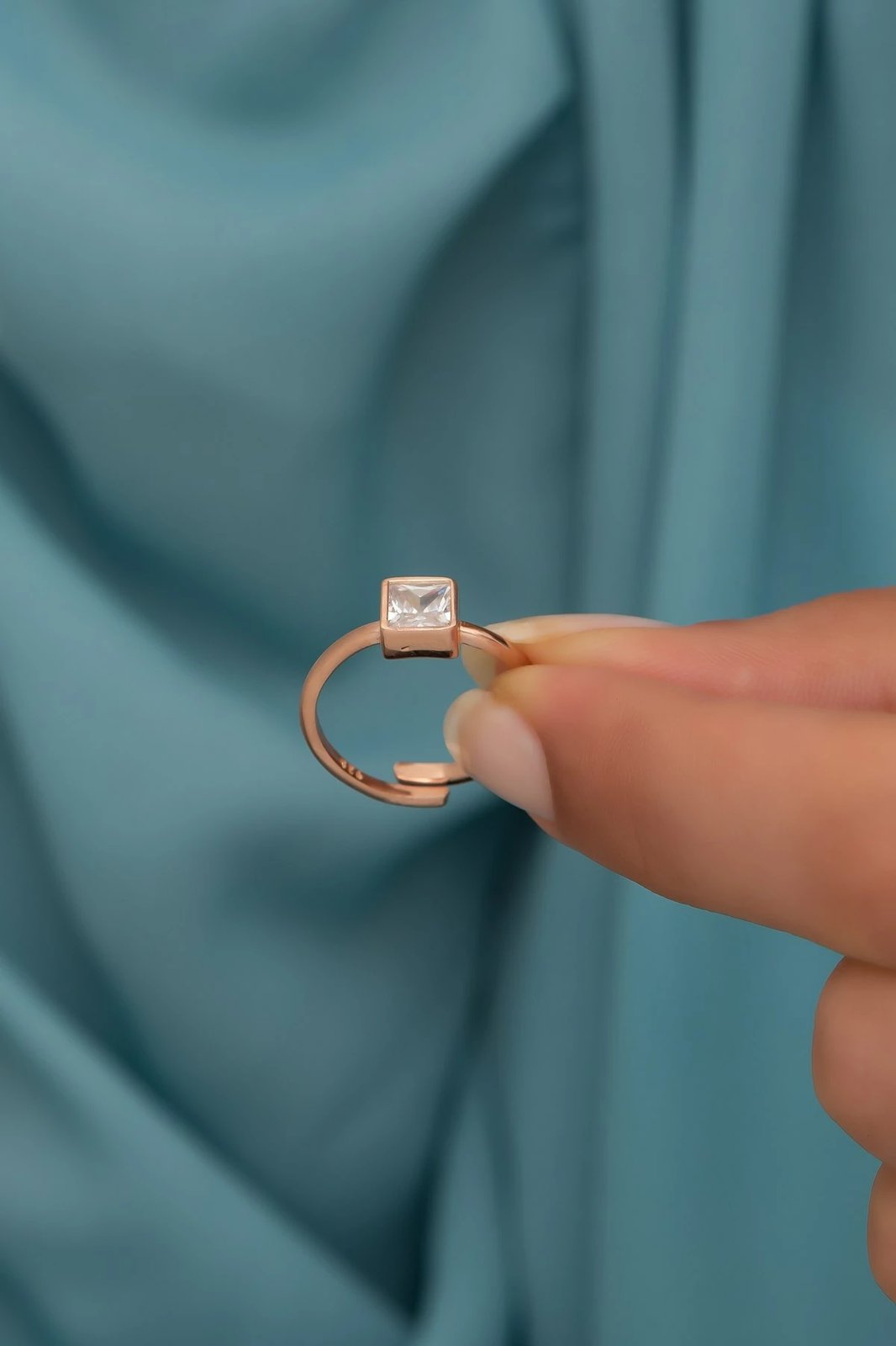 Unazë argjendi, ngjyrë ari rozë, Jumeon, NRZ99703