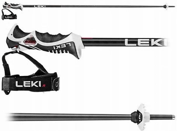 Shkopinj trekking LEKI Bold Lite S, 115 cm, të bardhë, set prej 2 copë