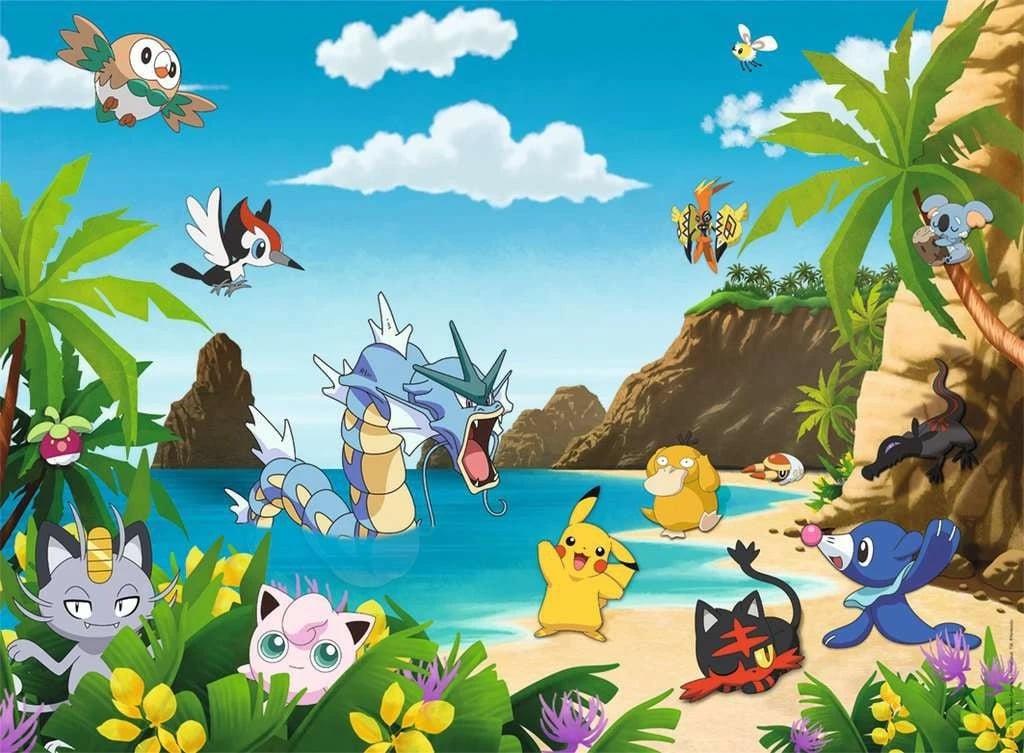 Puzzle Pokémon Ravensburger 200 XXL, për fëmijë