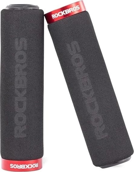 Doreza timoni për biçikletë Rockbros BT1001BKRD, teknopolimer, e zezë/kuqe