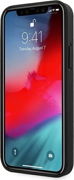 Mbështjellës BMW Curve Perforate për iPhone 12 mini, 5.4", i zi