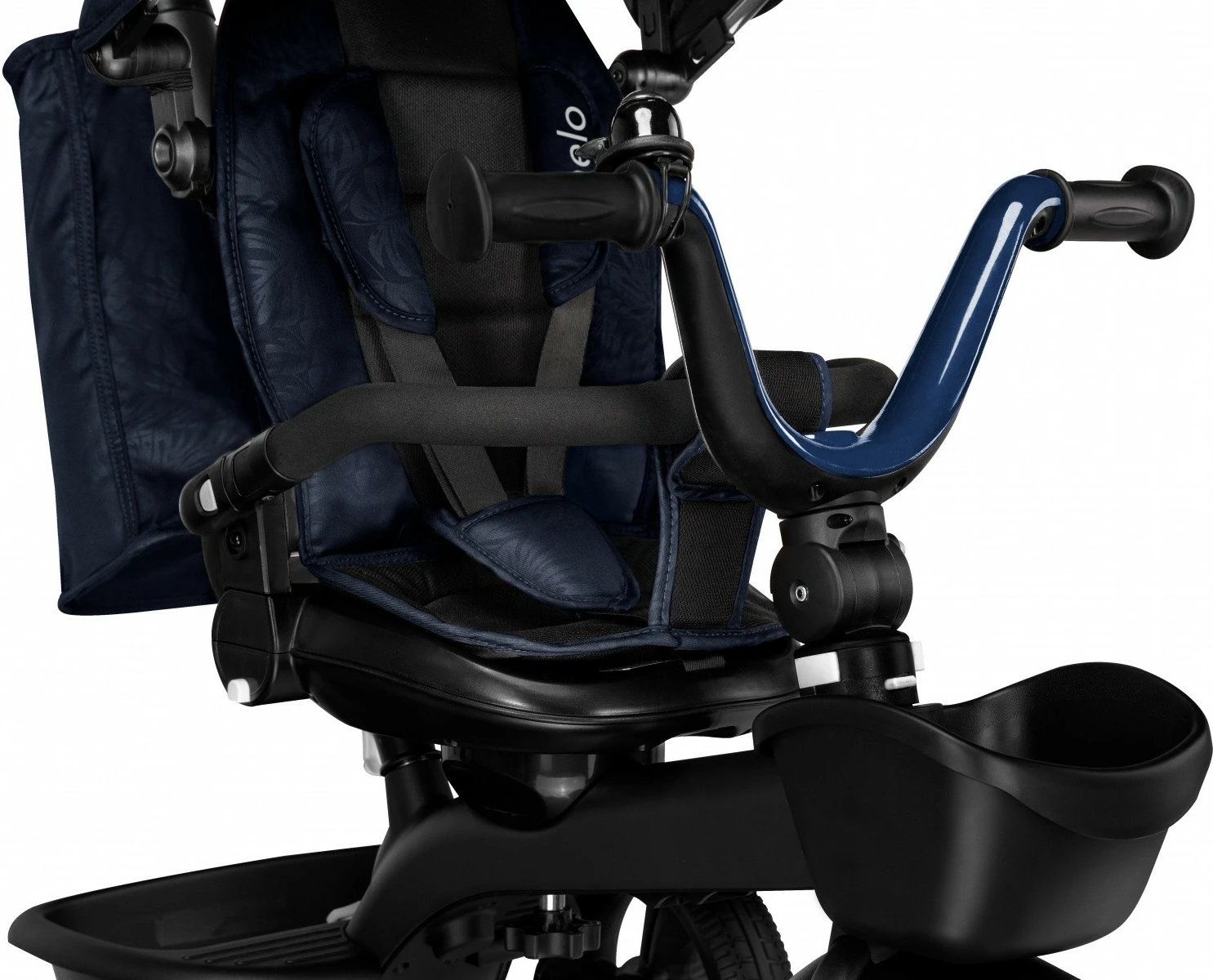 Tricikël Lionelo KORI, 2-në-1, për fëmijë, Blue Navy