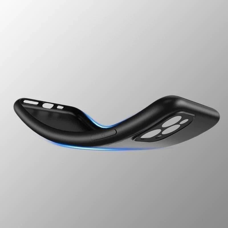 Mbështjellës Hurtel Soft Case për Oppo A78 5G, silikon i hollë, i zi