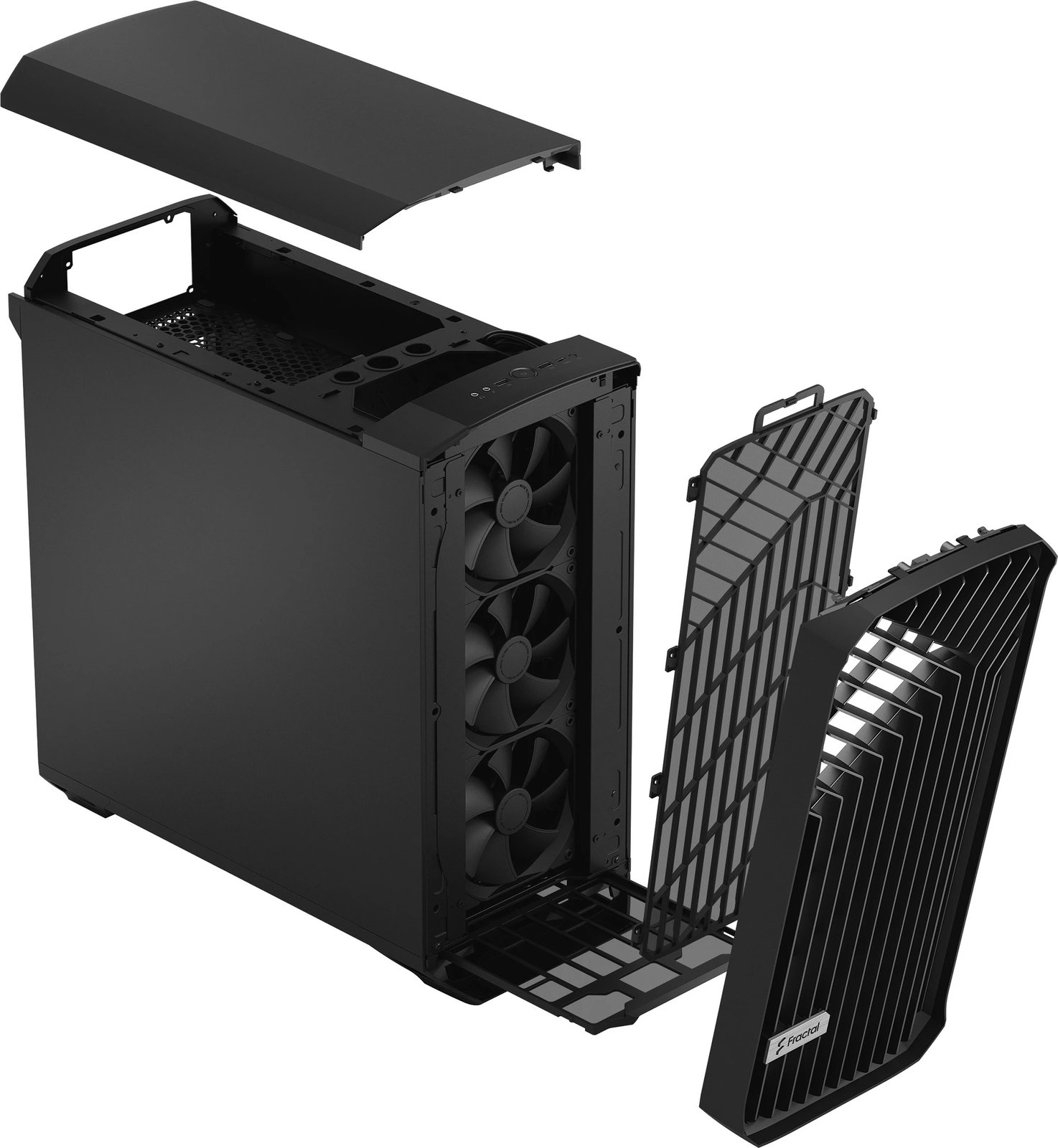 Kasë Fractal Design Torrent, Tower, PC, ATX, EATX, ITX, micro ATX, SSI CEB, Steel, Gaming, e zezë Kasë Fractal Design Torrent, Tower, PC, ATX, EATX, ITX, micro ATX, SSI CEB, Steel, Gaming, e zezë