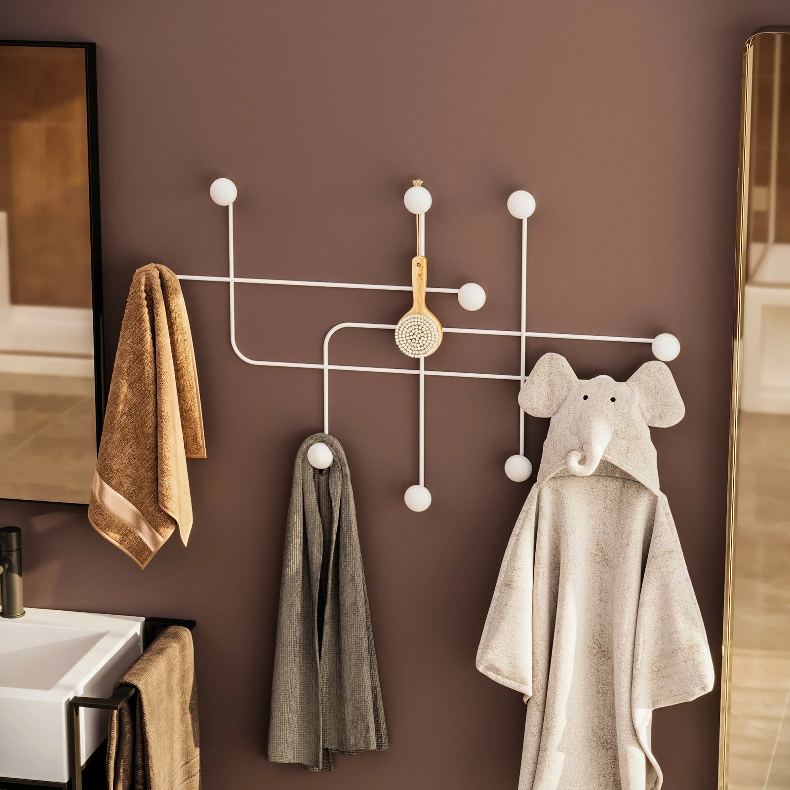 Varëse muri metalike Wallity, Samara-B, e bardhë