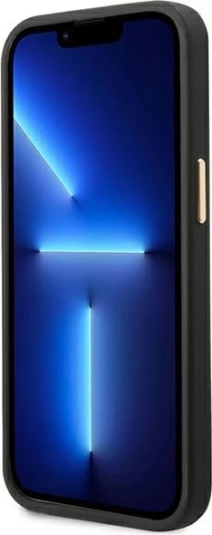 Mbështjellës Guess GUHMP14MU4GPRK për iPhone 14 Plus 6.7", MagSafe, i zi