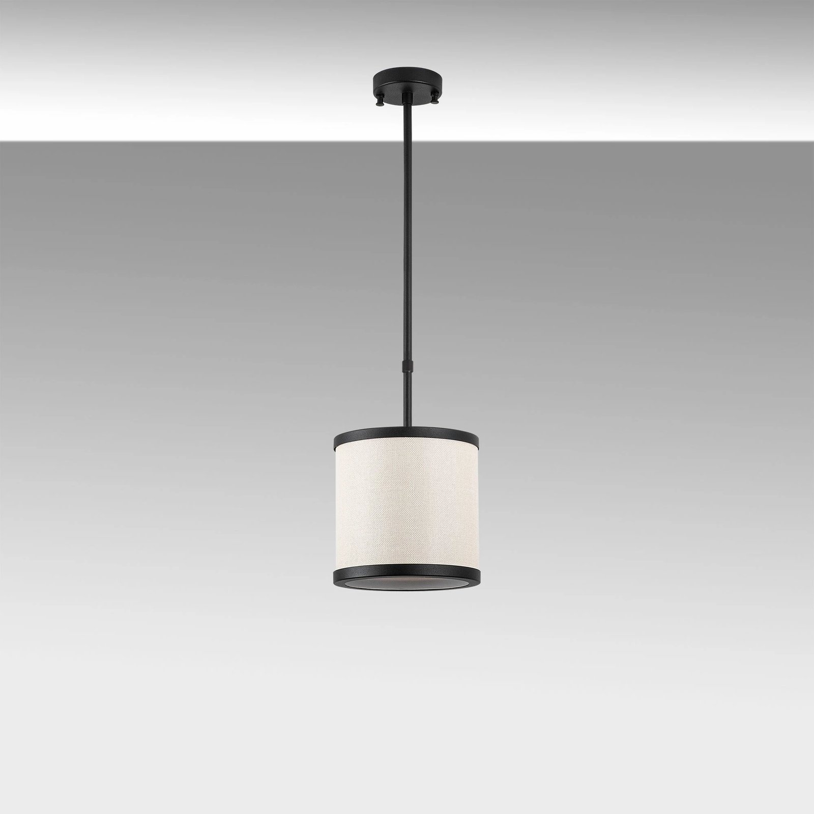 Llambë tavani Opviq, Way - 11616, e zezë dhe e bardhë, lartësi e rregullueshme Llambë tavani Opviq, Way - 11616, e zezë dhe e bardhë, lartësi e rregullueshme