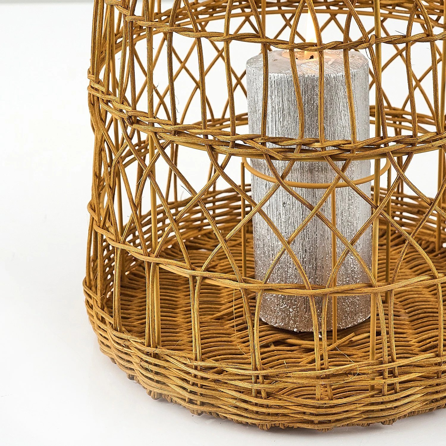 Qiri mbajtës bambuje, ngjyrë lisi, Opviq 1024-2 Qiri mbajtës bambuje, ngjyrë lisi, Opviq 1024-2