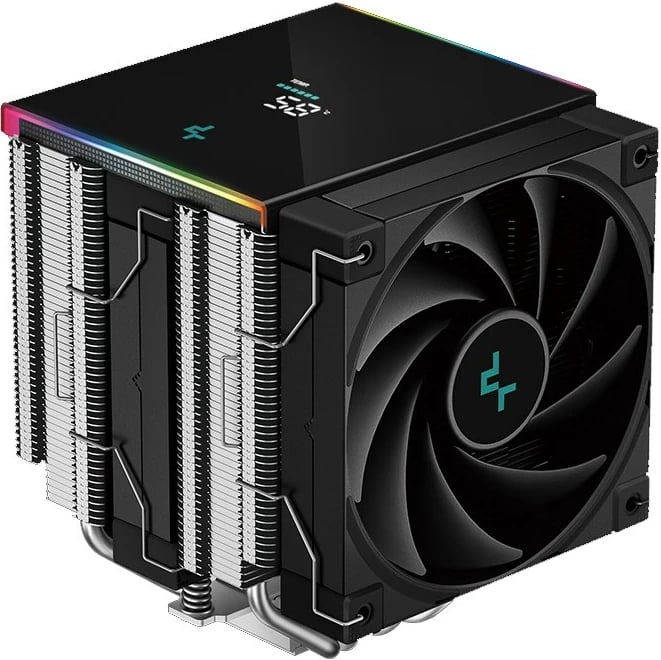 Kasë ftohëse procesori DeepCool AK620 DIGITAL SE, 2 ventilatorë, RGB, e zezë