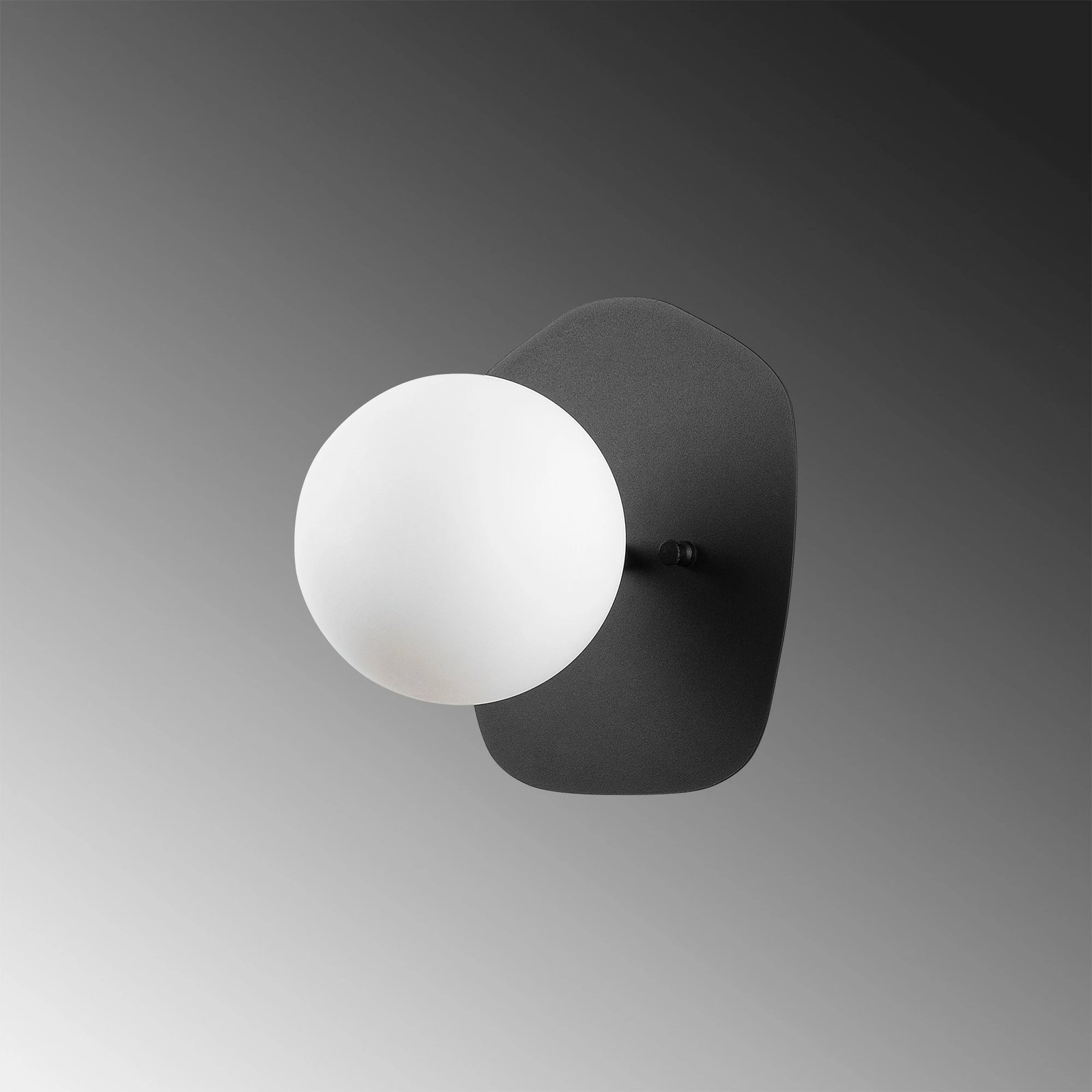 Llambë muri Opviq, Well - 11680, e zezë dhe krem, 20x25x25cm