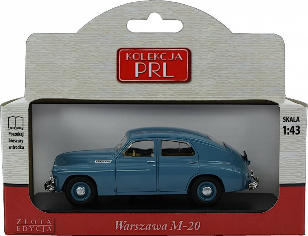 Model makine Daffi Warszawa M-20 Karol Wojtyła, 1:43, Blu