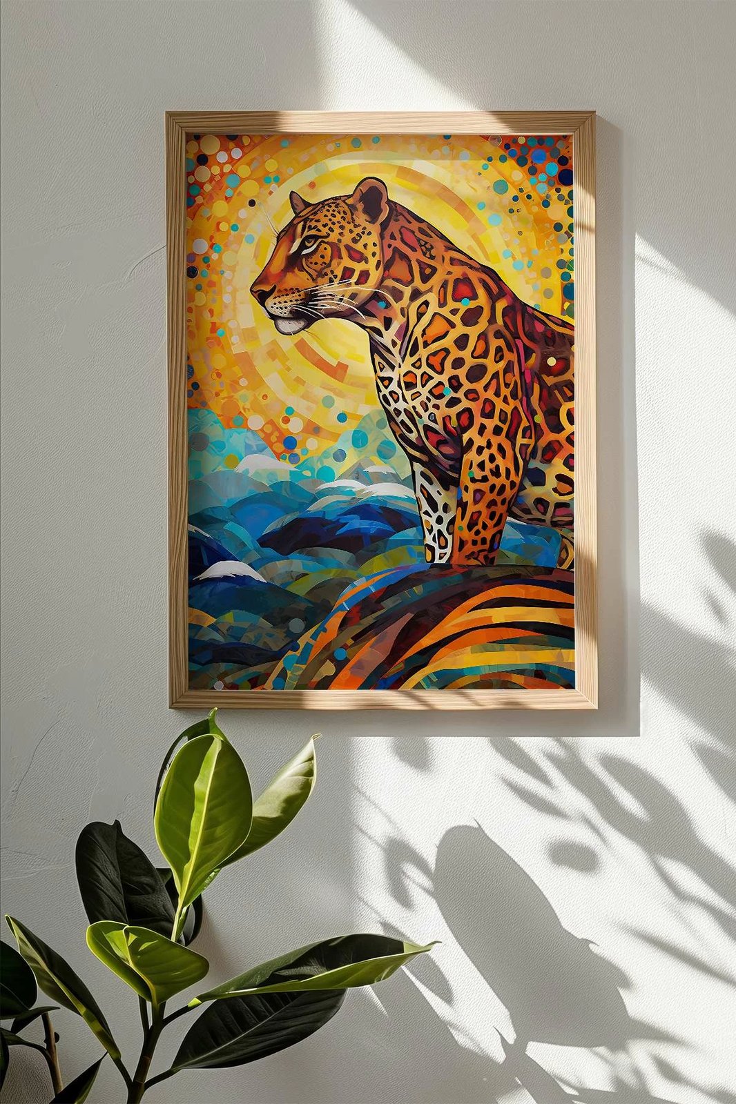 Pikturë dekorative me kornizë, shumëngjyrëshe, Wallity, Mscartmdl9