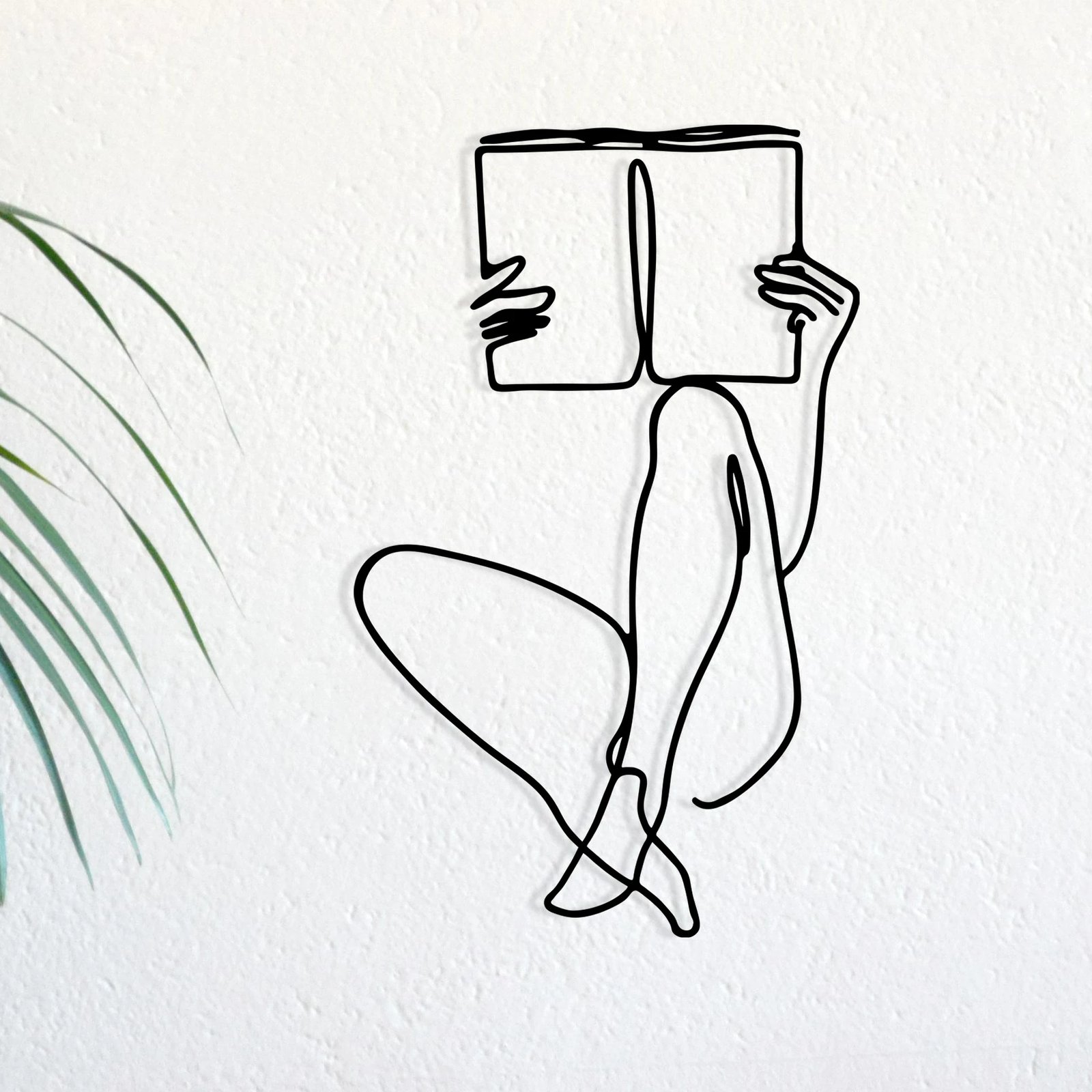 Aksesor dekorativ metalik për mur Wallity, Adios