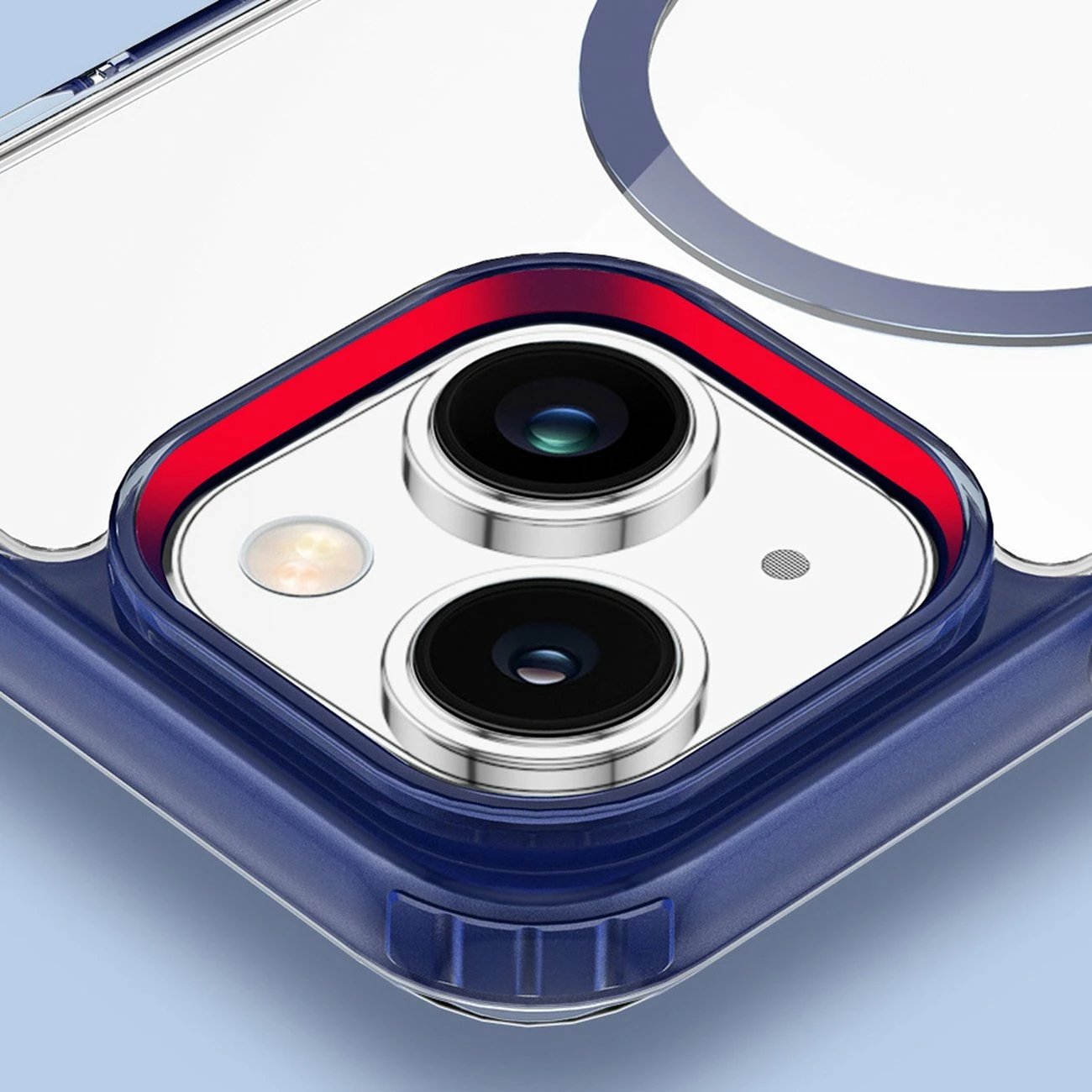 Mbështjellës Dux Ducis Clin2 për iPhone 14 Plus, MagSafe, Kaltër