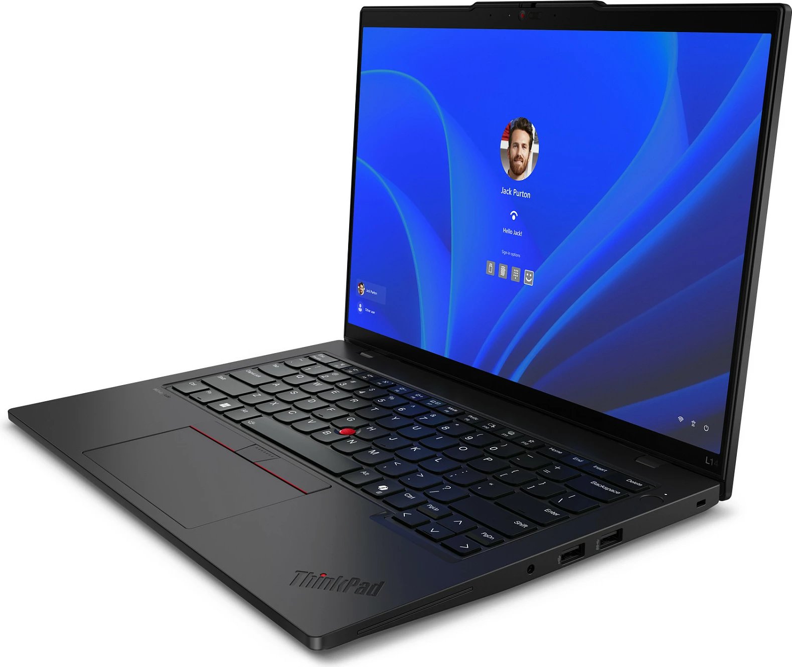 Laptop Lenovo ThinkPad L14 Gen 5, Intel Core Ultra 5, 16 GB RAM, 512 GB SSD, 14 inch, Black