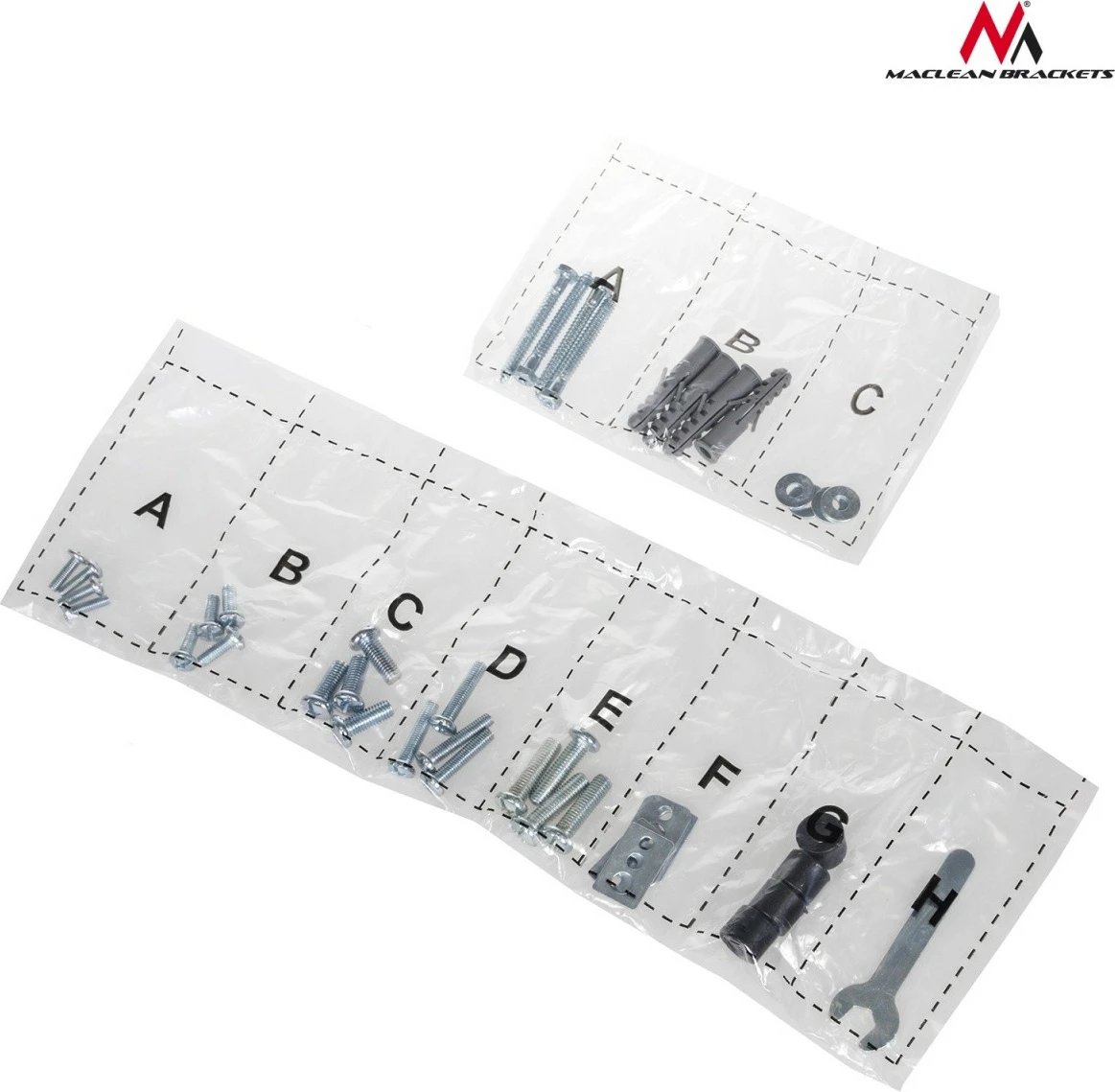 Mbajtës muri për TV Maclean MC-781, për 26-55 inç, deri 45kg, i zi