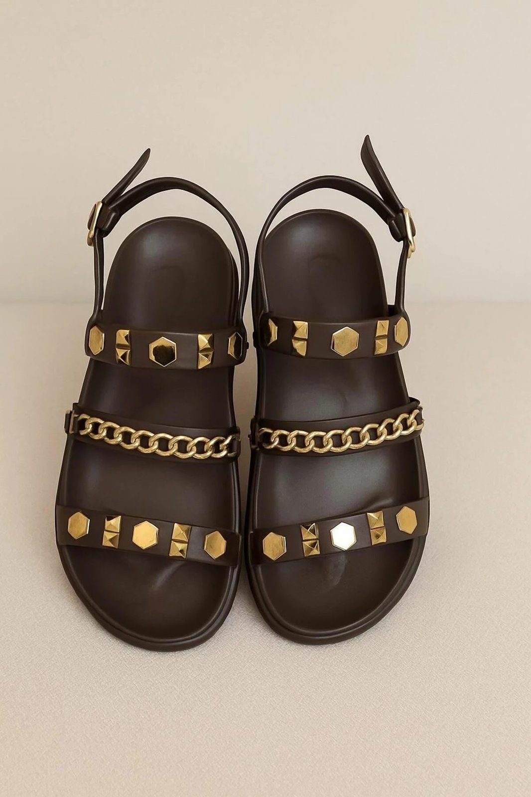 Sandale për gra, ngjyrë kafe, Jumeon, MK1340225YR20-001