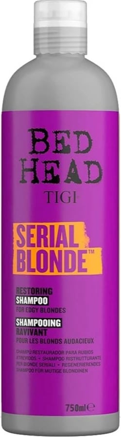 Shampon për femra Tigi Bed Head Serial Blonde Restoring, 750ml