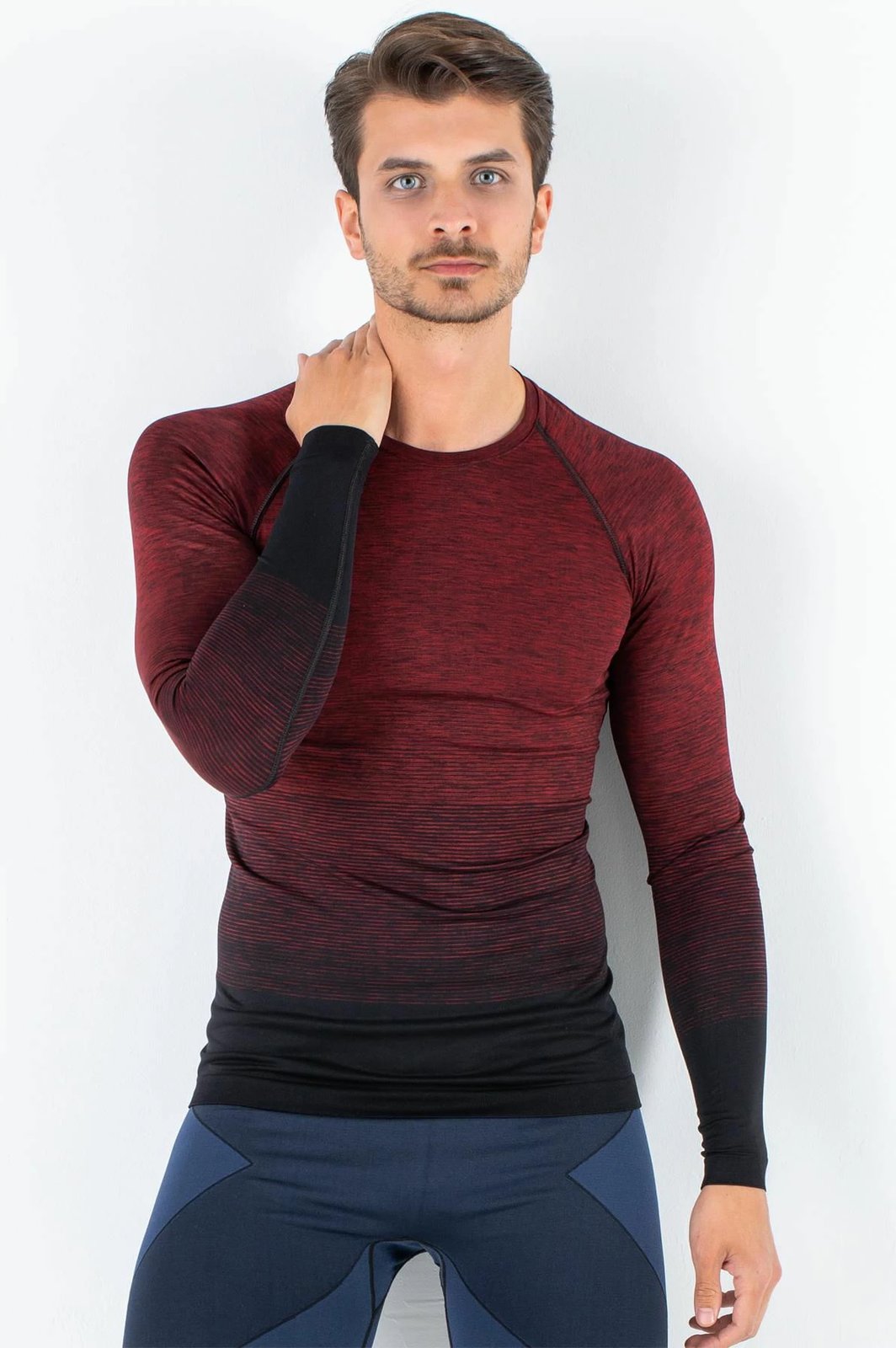 Bluzë sportive për meshkuj, Jumeon, e kuqe, 001-001342