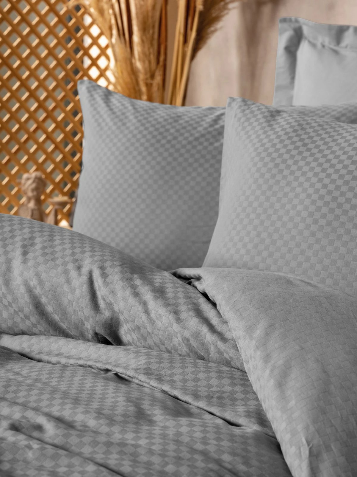 Set mbulesë për jorgan king size, ngjyrë gri, L'essentiel