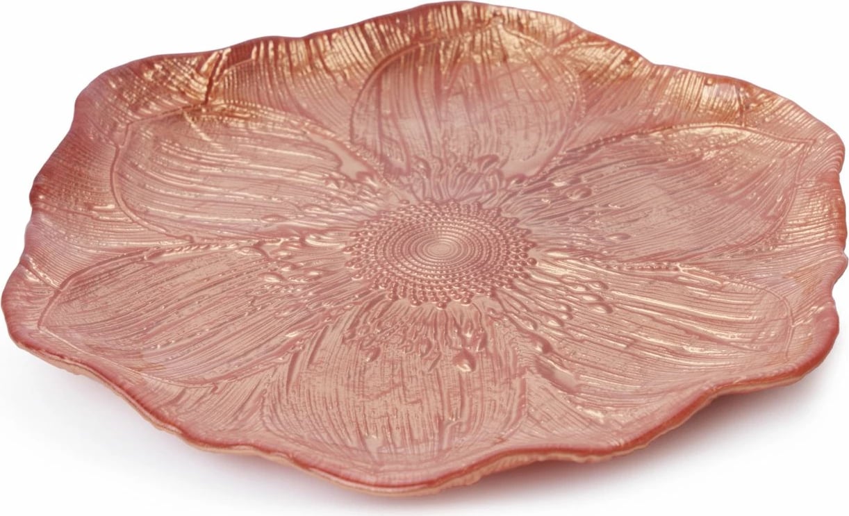 Set pjatash ëmbëlsirash (6 copë), Hermia, Elroy6p, portokalli, 22x22cm
