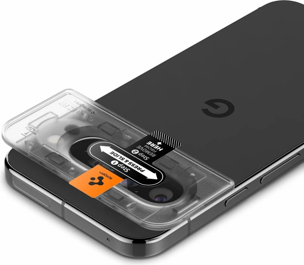 Mbrojtës xhami për kamerë Spigen Optik.tR Ez Fit, për Google Pixel 9 Pro, 2 copë