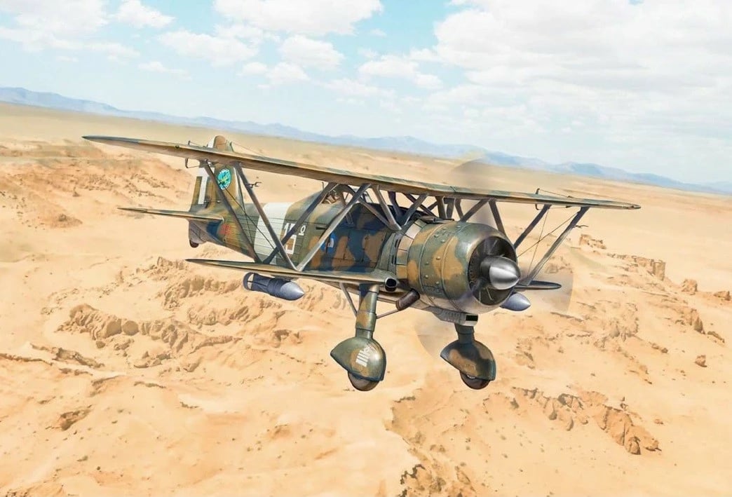 Model plastik Italeri Fiat CR.42 Falco, 1:48, 17.2 cm