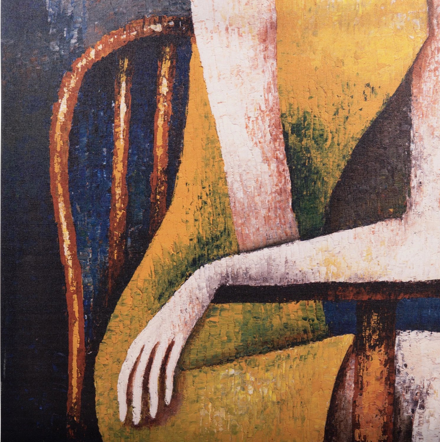 Pikturë muri GOBI, kanavacë e printuar, 68x2.5x98cm