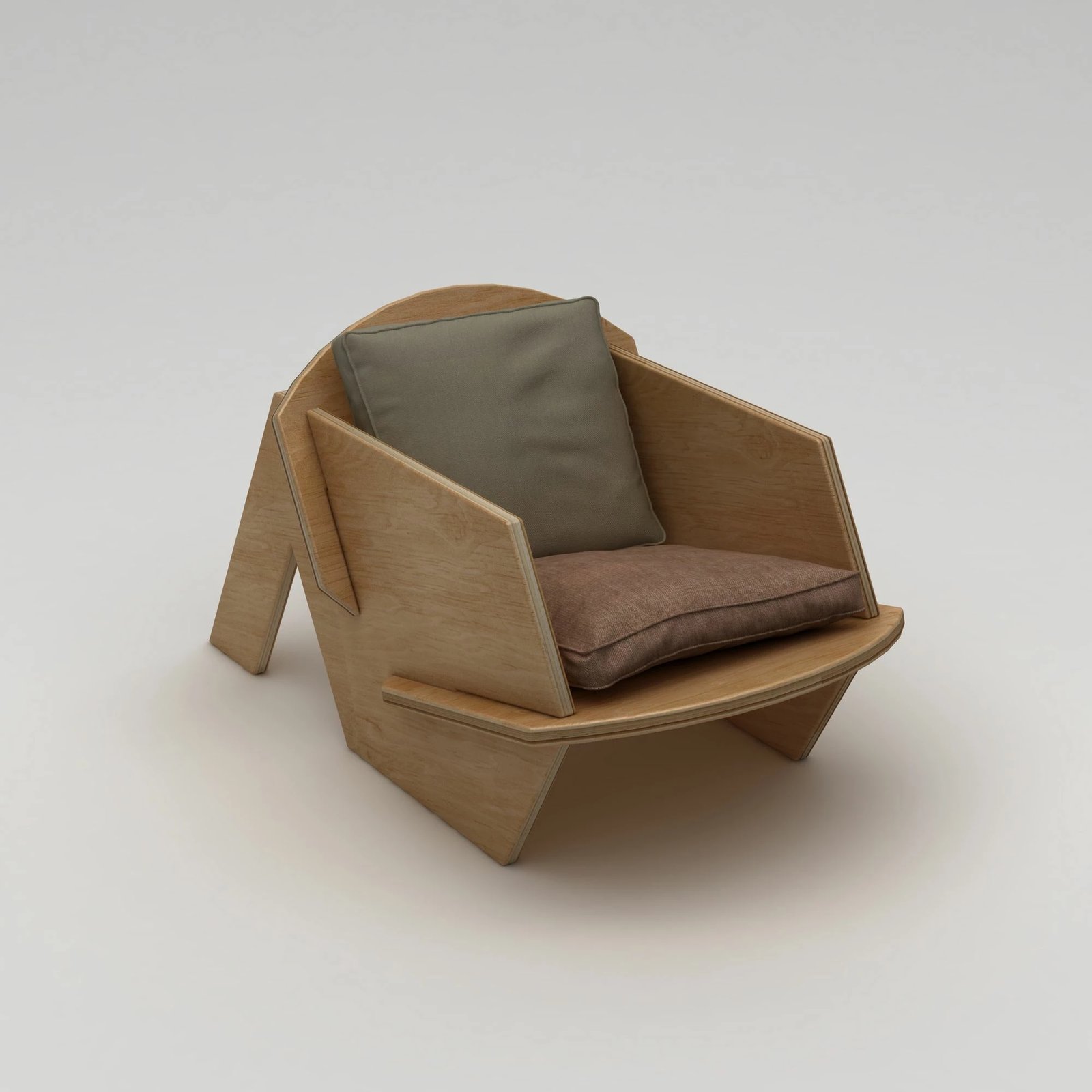 Karrige Wing Skye Decor, dru natyral, Bird