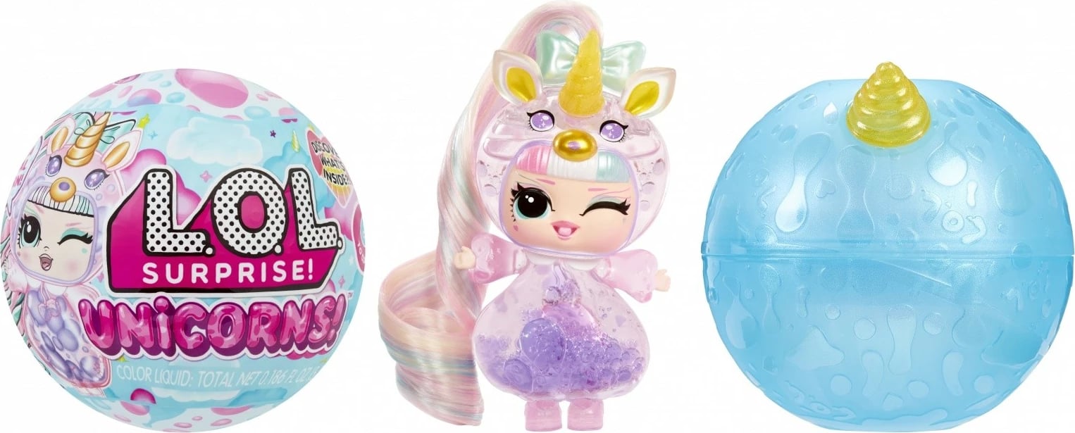 Kukull L.O.L. Surprise Unicorn, MGA, 1 copë, shumëngjyrëshe