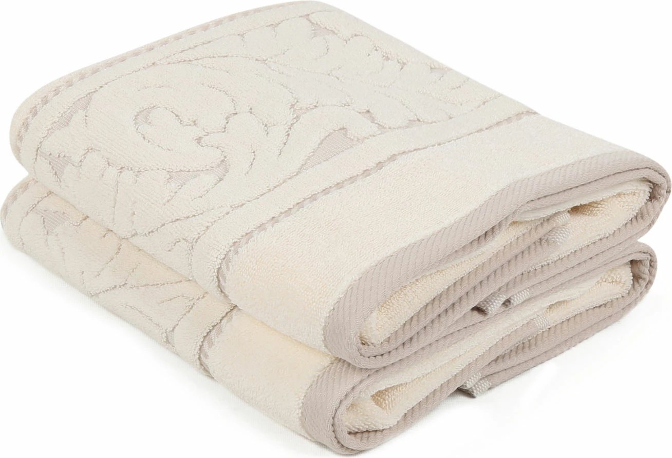 Set peshqirësh duarsh (2 copa), Mijölnir, Sultan, krem