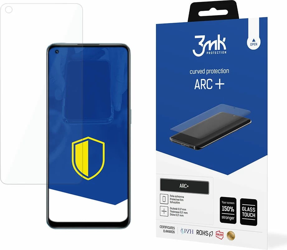 Film mbrojtës ekranit 3mk Protection ARC+, për Realme 9 Pro+, Fullscreen