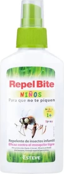 Spray kundër insekteve për fëmijë ESTEVE Repel Bite, 100ml Spray kundër insekteve për fëmijë ESTEVE Repel Bite, 100ml