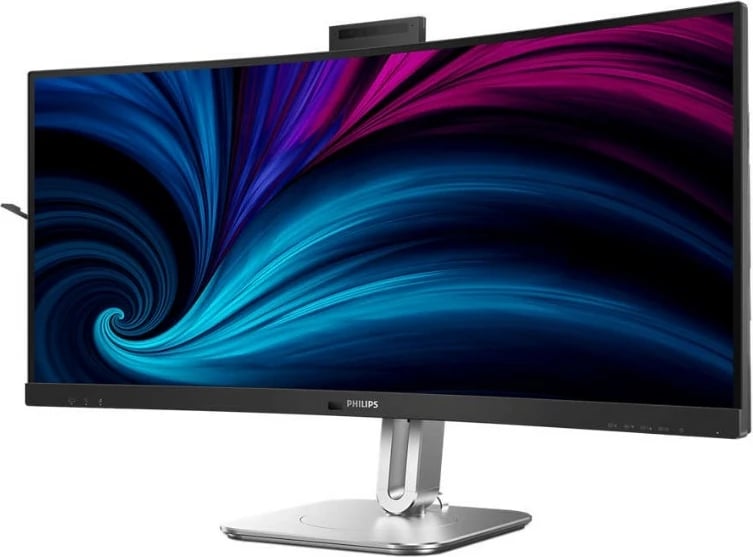 Monitor Philips 34B2U6603CH, 34 inç, VA, 3440x1440, Thunderbolt 4, i zi/argjendtë