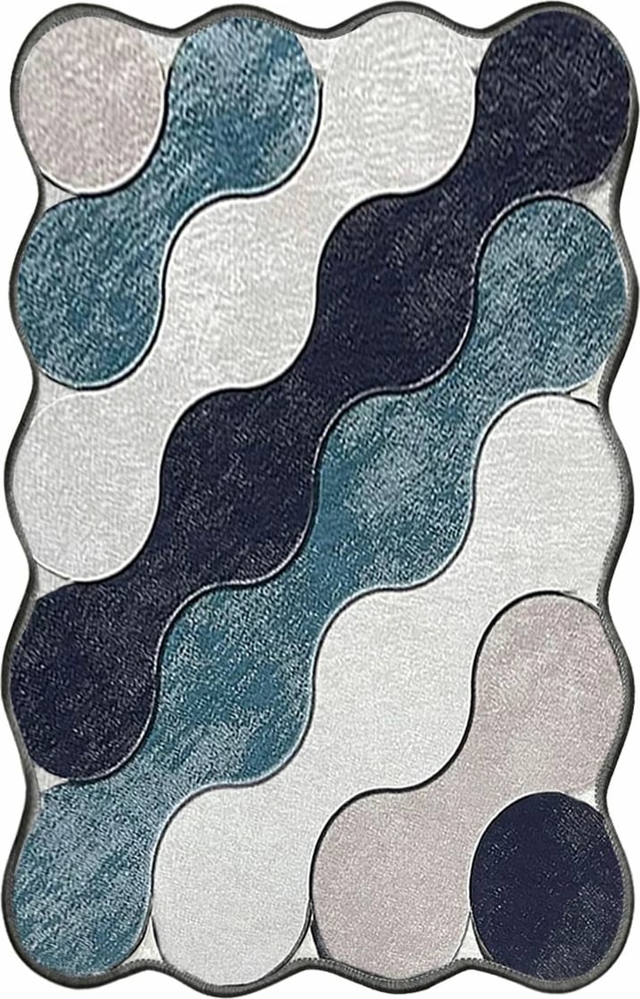 Qilim Conceptum Hypnose, rrethor, blu, 80x120cm Qilim Conceptum Hypnose, rrethor, blu, 80x120cm