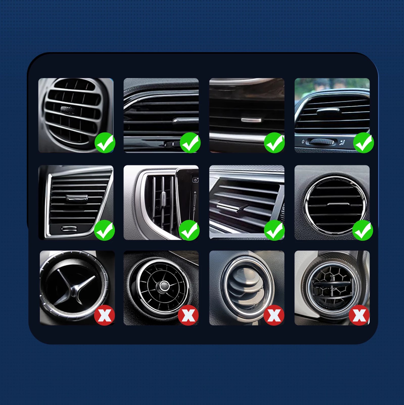 Mbajtëse makine për celular me karikues wireless MagSafe 15W, Joyroom JR-ZS291, për grilë ajrimi, me rrotullim 360°, me kabllo USB-A në USB-C, argjendtë