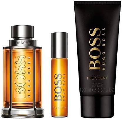Set Eau de Toilette 100 ml, Shower Gel 100 ml, Post-Shave Balm 10 ml Boss The Scent  Set Eau de Toilette 100 ml, Shower Gel 100 ml, Post-Shave Balm 10 ml Boss The Scent