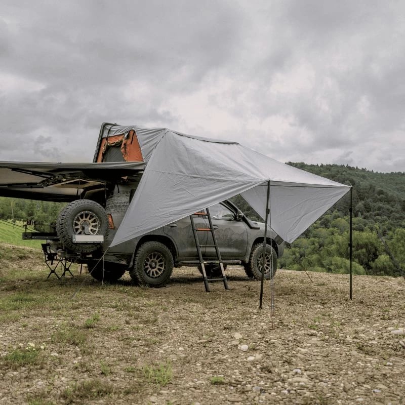 Tendë anësore për çadër mbi veturë Offlander, gri