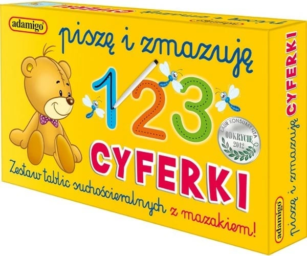 Set shkrimi e fshirje numrash Adamigo 6601 për fëmijë