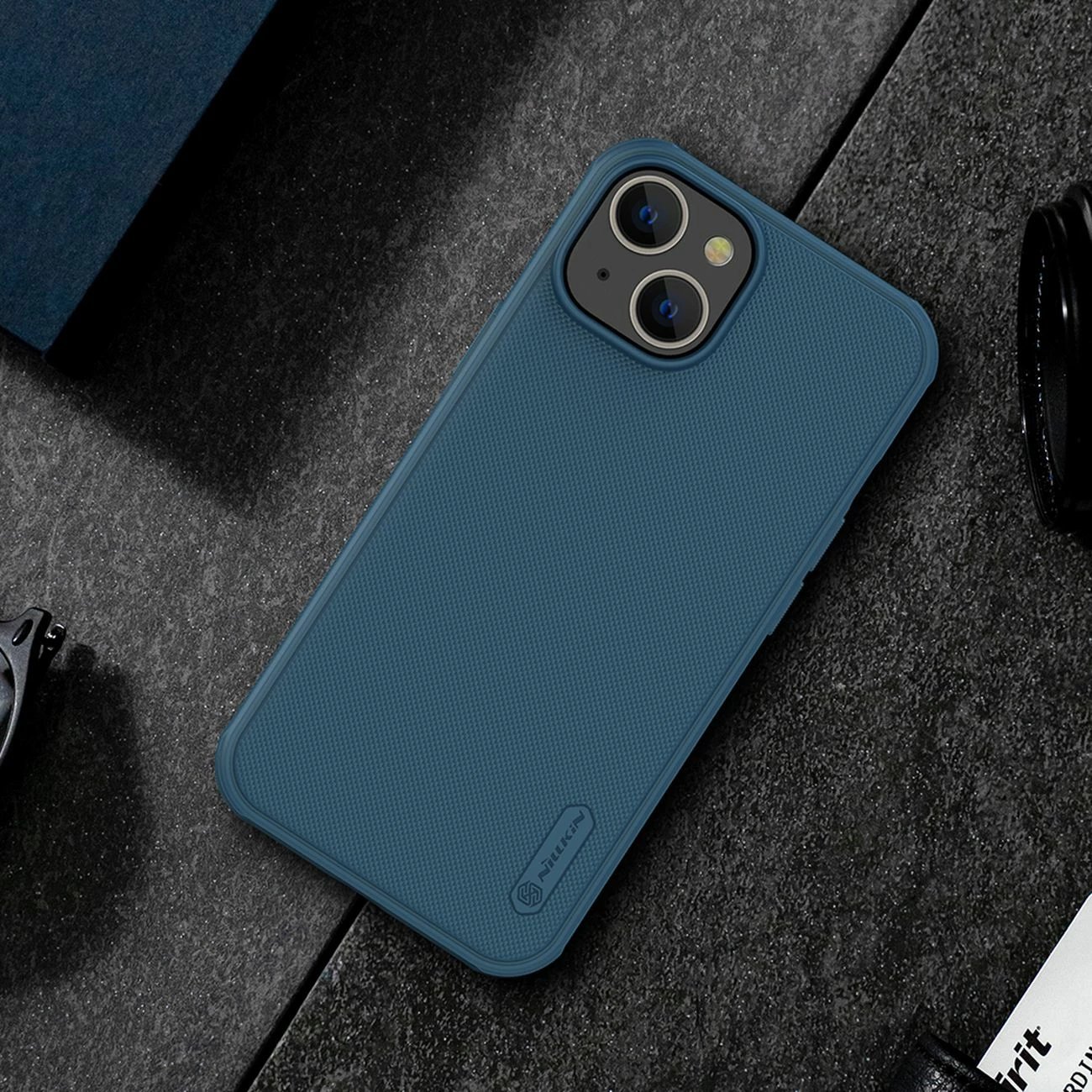 Mbështjellës Nillkin Super Frosted Shield Pro për iPhone 14 Plus me MagSafe, Blu