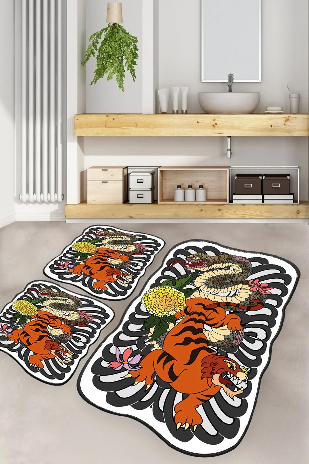 Set tapetash për banjo (3 copë), Mijölnir, Kafshë të egra